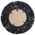 Lustro ścienne na ścianę czarne okrągłe 42cm HOME STYLING COLLECTION 569757
