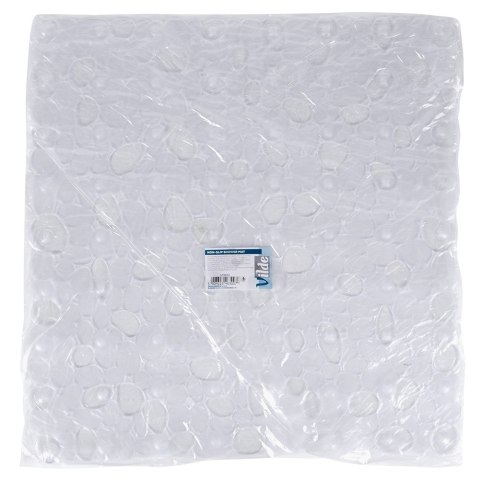 Mata antypoślizgowa pod prysznic do łazienki przezroczysta 51x51cm VILDE 569692