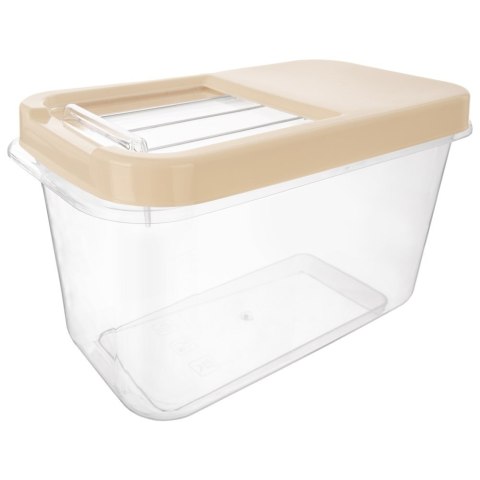 Pojemnik do przechowywania na kapsułki proszek i karmę beżowy 10L ORION 154055