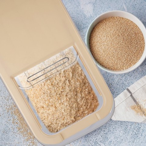 Pojemnik do przechowywania na kapsułki proszek i karmę beżowy 10L ORION 154055