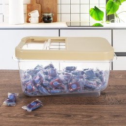 Pojemnik do przechowywania na kapsułki proszek i karmę beżowy 7.5L ORION 154053