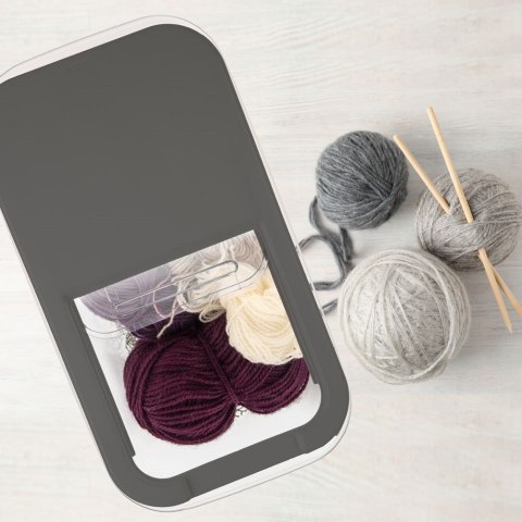 Pojemnik do przechowywania na kapsułki proszek i karmę szary 5L ORION 154052