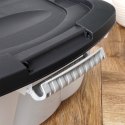 Pojemnik pod łóżko na kółkach niski 24L VILDE 569904