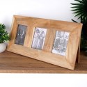 Ramka na zdjęcia drewniana na 3 zdjęcia 55x28cm HOME STYLING COLLECTION 569724