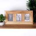 Ramka na zdjęcia drewniana na 3 zdjęcia 55x28cm HOME STYLING COLLECTION 569724
