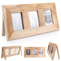 Ramka na zdjęcia drewniana na 3 zdjęcia 55x28cm HOME STYLING COLLECTION 569724