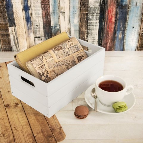 Skrzynka do przechowywania skrzynia pojemnik drewniana 26x16x11cm ORION 731053