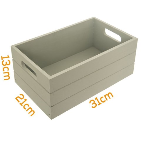 Skrzynka do przechowywania skrzynia pojemnik drewniana 31x21x13cm ORION 731057