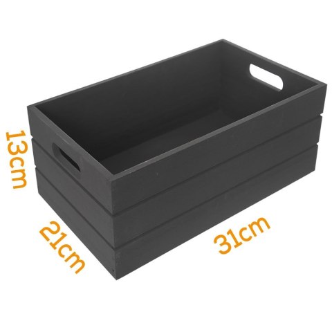 Skrzynka do przechowywania skrzynia pojemnik drewniana 31x21x13cm ORION 731060