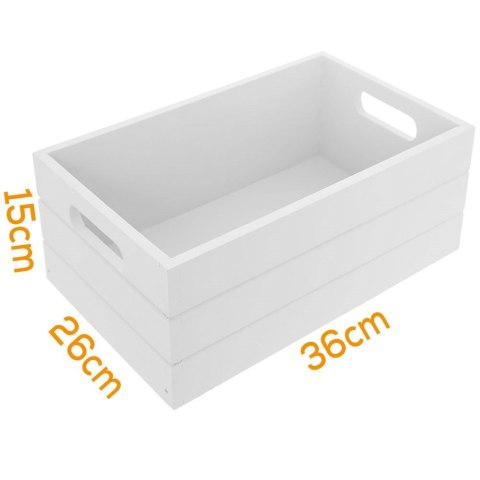 Skrzynka do przechowywania skrzynia pojemnik drewniana 36x26x15cm ORION 731055