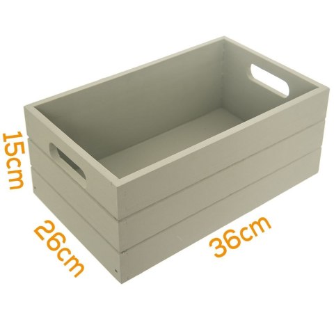 Skrzynka do przechowywania skrzynia pojemnik drewniana 36x26x15cm ORION 731058