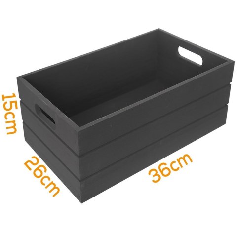 Skrzynka do przechowywania skrzynia pojemnik drewniana 36x26x15cm ORION 731061