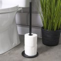 Stojak na papier toaletowy stalowy czarny 47cm BATHROOM SOLUTIONS 569711