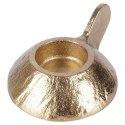 Świecznik aluminiowy złoty 12x9x5cm HOME STYLING COLLECTION 569771