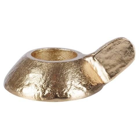 Świecznik aluminiowy złoty 12x9x5cm HOME STYLING COLLECTION 569771
