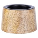 Świecznik drewniany czarny 6.5x4cm VILDE 569793