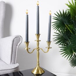 Świecznik kandelabr złoty 3-ramienny HOME STYLING COLLECTION 569796