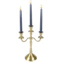 Świecznik kandelabr złoty 3-ramienny HOME STYLING COLLECTION 569796