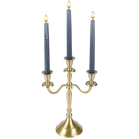 Świecznik kandelabr złoty 3-ramienny HOME STYLING COLLECTION 569796