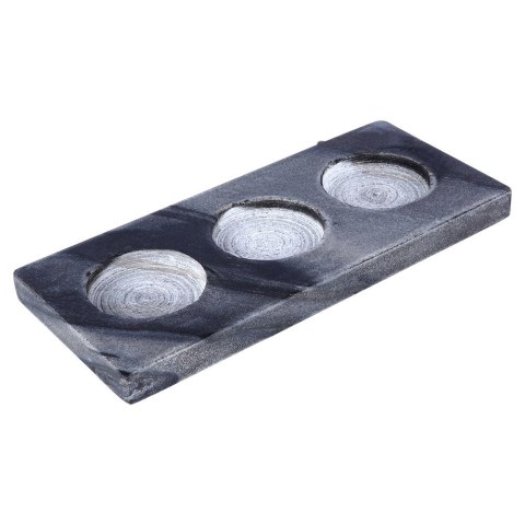 Świecznik marmurowy na 3 świeczki 18x8cm VILDE 569773