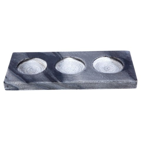 Świecznik marmurowy na 3 świeczki 18x8cm VILDE 569773