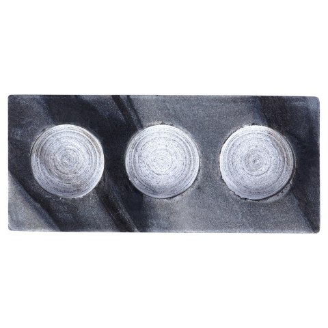 Świecznik marmurowy na 3 świeczki 18x8cm VILDE 569773