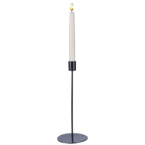 Świecznik metalowy czarny 25.5cm VILDE 569779