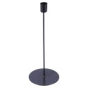 Świecznik metalowy czarny 30.5cm VILDE 569787