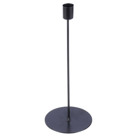 Świecznik metalowy czarny 30.5cm VILDE 569787