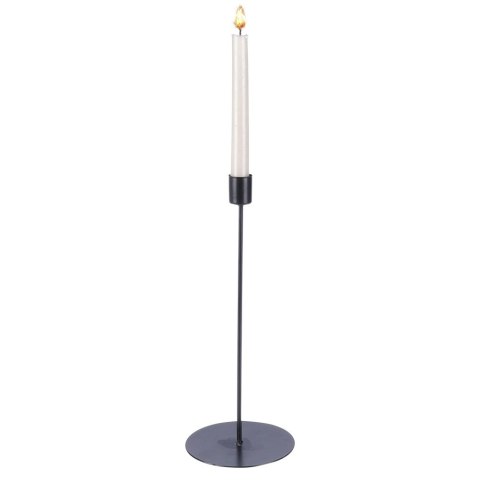 Świecznik metalowy czarny 30.5cm VILDE 569787