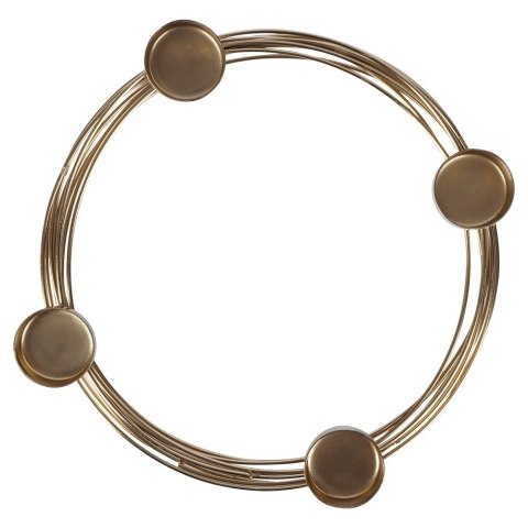 Świecznik metalowy złoty na 4 świeczki 28x3.5cm HOME STYLING COLLECTION 569782