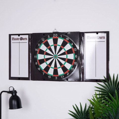 Tarcza do gry w darta drewniana dwustronna 42cm MASTER DARTS 489271