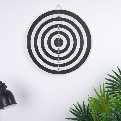 Tarcza do gry w darta drewniana dwustronna 42cm MASTER DARTS 489271