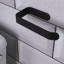 Uchwyt na papier toaletowy metalowy czarny VILDE 569704