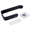 Uchwyt na papier toaletowy metalowy czarny VILDE 569704