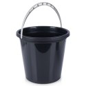 Wiadro plastikowe czarne 10L VILDE 779054