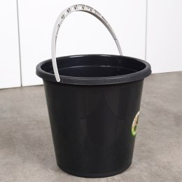 Wiadro plastikowe czarne 10L VILDE 779054