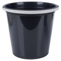 Wiadro plastikowe czarne 10L VILDE 779054