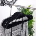 Wieszaki na ubrania czarne obrotowe 10 sztuk STORAGE SOLUTIONS 569717