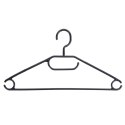 Wieszaki na ubrania czarne obrotowe 10 sztuk STORAGE SOLUTIONS 569886