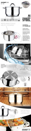 GARNEK 6.0L / 24CM BLAUMANN GOURMET BL-1021