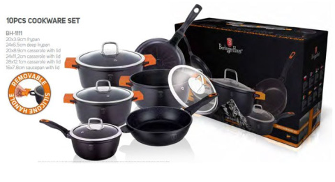 GARNKI BERLINGER HAUS GRANIT DIAMOND 10 ELE BH-1111 GARNKI BERLINGER HAUS GRANIT DIAMOND 10 ELE BH-1111