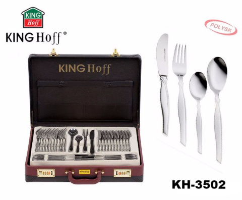 SZTUĆCE KiNGHOFF 72 ELE. POŁYSK KH-3502 SZTUĆCE KiNGHOFF 72 ELE. POŁYSK KH-3502