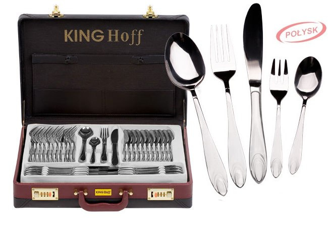 SZTUĆCE KiNGHOFF 72 ELE. POŁYSK KH-3507 SZTUĆCE KiNGHOFF 72 ELE. POŁYSK KH-3507