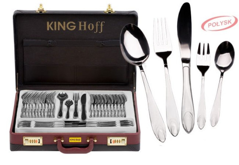 SZTUĆCE KiNGHOFF 72 ELE. POŁYSK KH-3507 SZTUĆCE KiNGHOFF 72 ELE. POŁYSK KH-3507