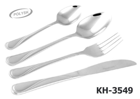 SZTUĆCE KiNGHOFF 72 ELE. POŁYSK KH-3549 SZTUĆCE KiNGHOFF 72 ELE. POŁYSK KH-3549