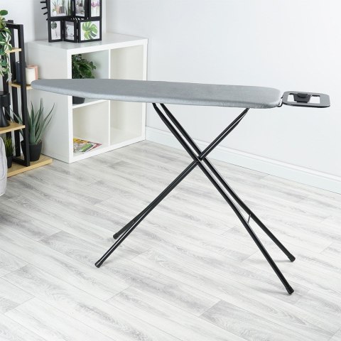 Deska do prasowania szara duża 130x34x87.5cm VILDE 779065