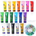 Farby akrylowe z paletką 36ml 19-ele FREE & EASY 489325