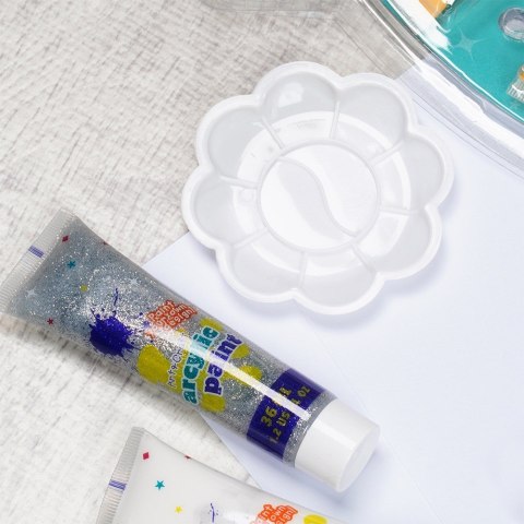 Farby akrylowe z paletką 36ml 19-ele FREE & EASY 489325