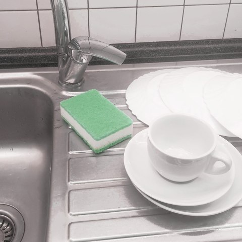 Gąbka kuchenna gąbki do czyszczenia naczyń zestaw gąbek 3 sztuki zmywak ORION 710524